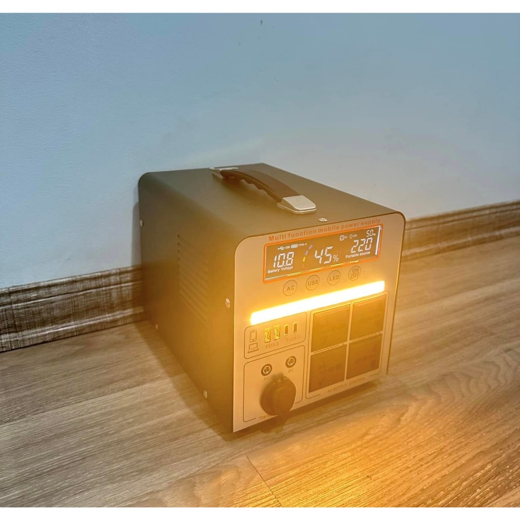 Trạm Ph&aacute;t Điện 220V - Trạm Sạc Dự Ph&ograve;ng C&ocirc;ng Suất Lớn - Lưu Điện - T&iacute;ch Điện - Di Động (c&oacute; thể sạc năng lượng mặt trời)