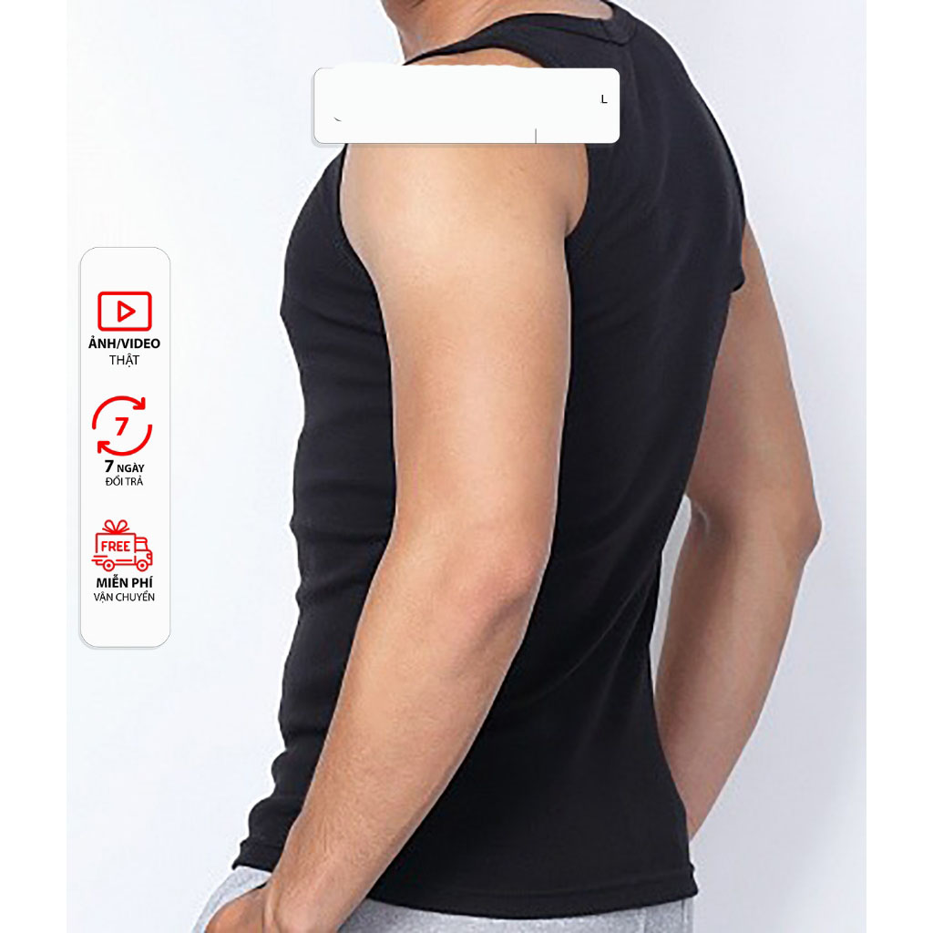&Aacute;O 3 LỖ NAM Cổ Vu&ocirc;ng Thun body from &ocirc;m d&aacute;ng chuẩn Cao Cấp