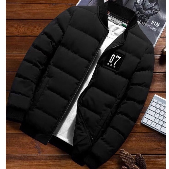 Áo Khoác Phao Nam BOMBER 07 Ph&ocirc;́i Vi&ecirc;̀n Túi &Acirc;́M ÁP Thu Đ&ocirc;ng Thời Trang Hot
