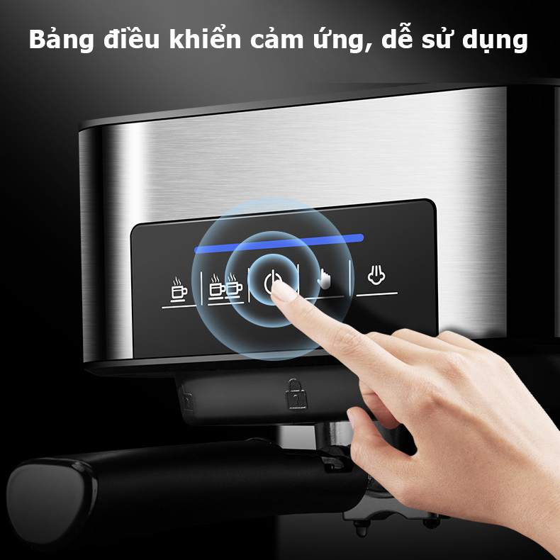 M&aacute;y pha c&agrave; ph&ecirc; chuẩn vị espresso pha tự động chế độ chọn 1 ly v&agrave; 2 ly d&agrave;nh cho gia đ&igrave;nh văn ph&ograve;ng Cao Cấp