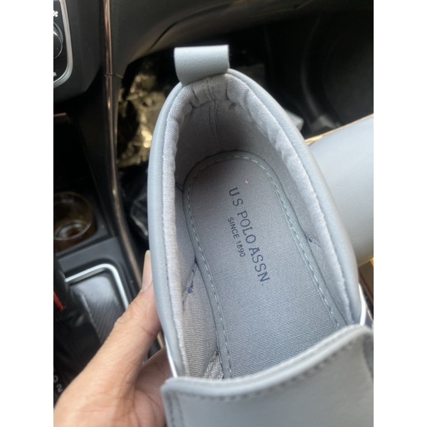 Gi&agrave;y lười nam da Pu cao cấp 