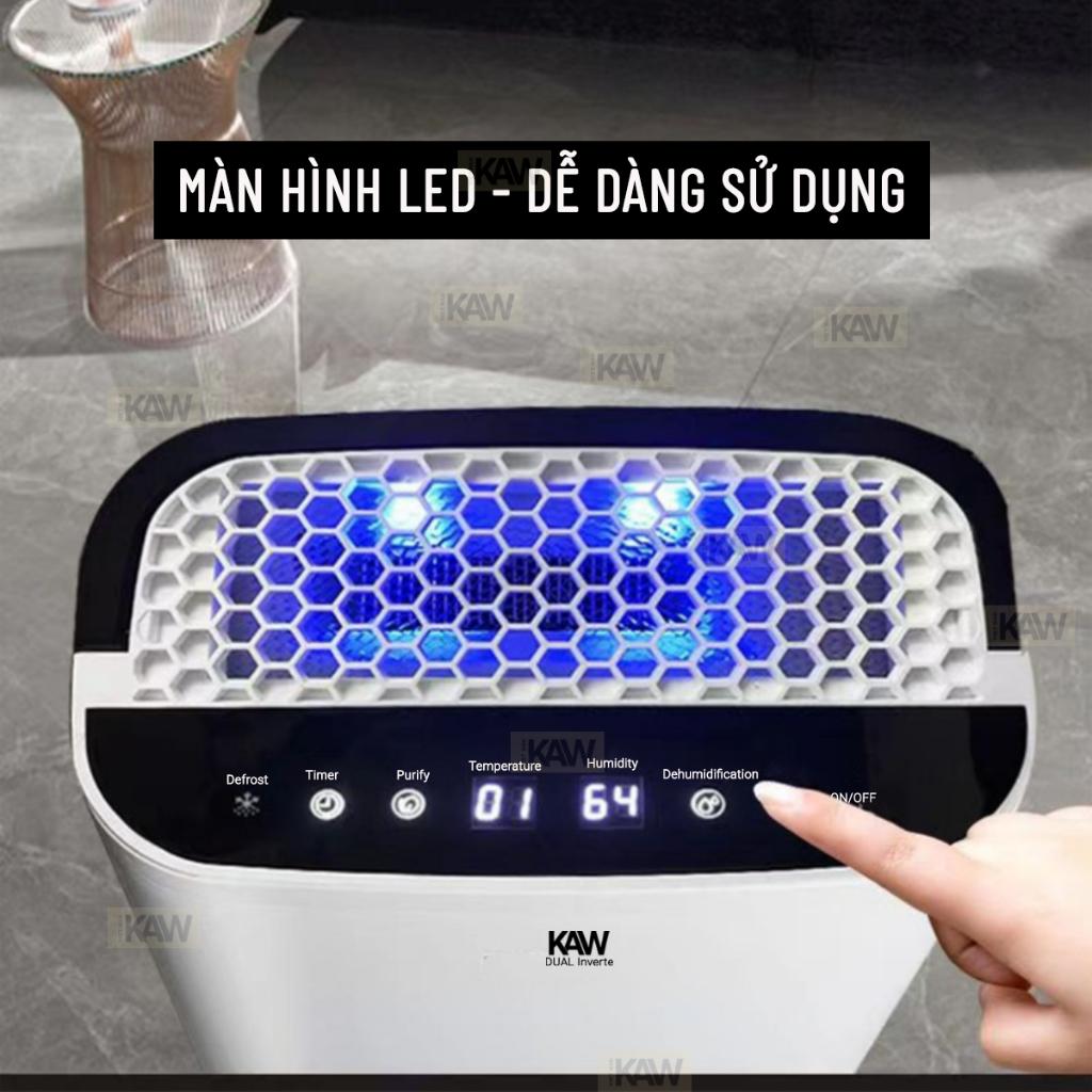 M&aacute;y H&uacute;t Ẩm Lọc Kh&ocirc;ng Kh&iacute; KAW K4L, C&ocirc;ng Suất Cao, H&uacute;t Ẩm Tủ Quần &Aacute;o, Văn Ph&ograve;ng, Nh&agrave; Cửa Hot