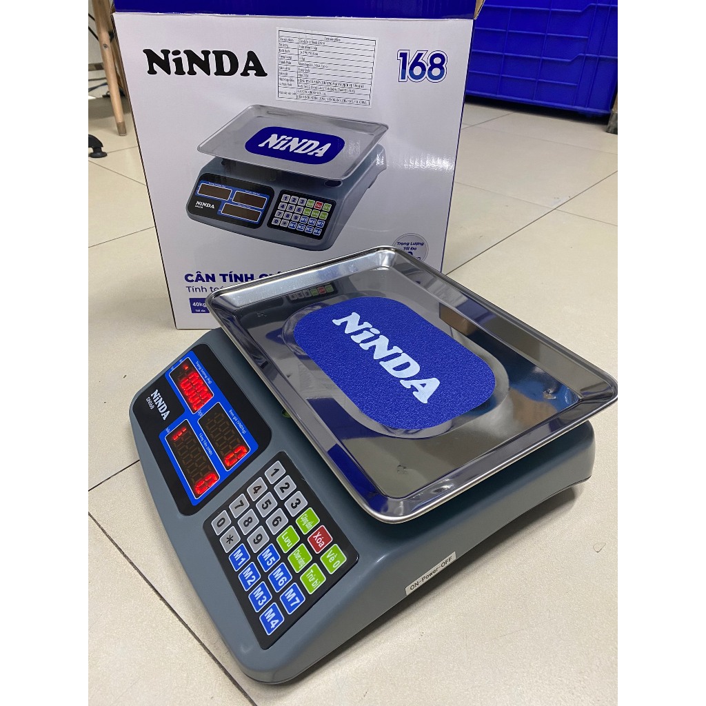 C&acirc;n điện tử t&iacute;nh gi&aacute; tiền NiNDA c&acirc;n tối đa 40kg/5g b&aacute;n h&agrave;ng si&ecirc;u thị, tạp h&oacute;a CAO CẤP