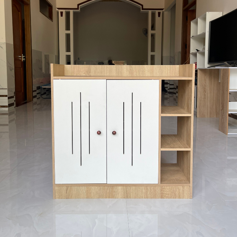 Tủ Gi&agrave;y Gỗ Th&ocirc;ng Minh Hiện Đại Kệ Gi&agrave;y Kệ Gỗ Chất Liệu MDF Cao Cấp