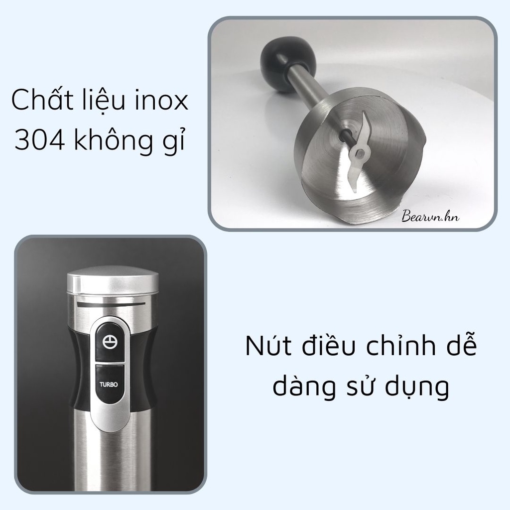 Bộ M&aacute;y Xay Cầm Tay Đa Năng 5 in 1 H&Agrave;N QUỐC LOHAS LS-328 Cao Cấp