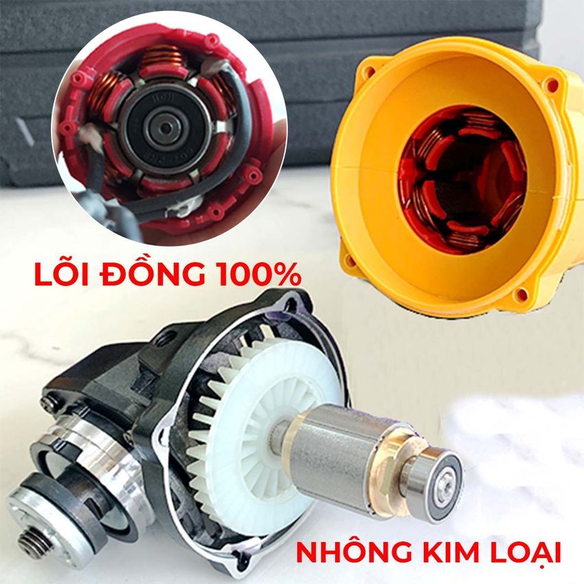 M&aacute;y Cắt M&agrave;i Pin Cầm Tay ELEX 199V Kh&ocirc;ng Chổi Than  L&otilde;i đồng 100% Cao Cấp