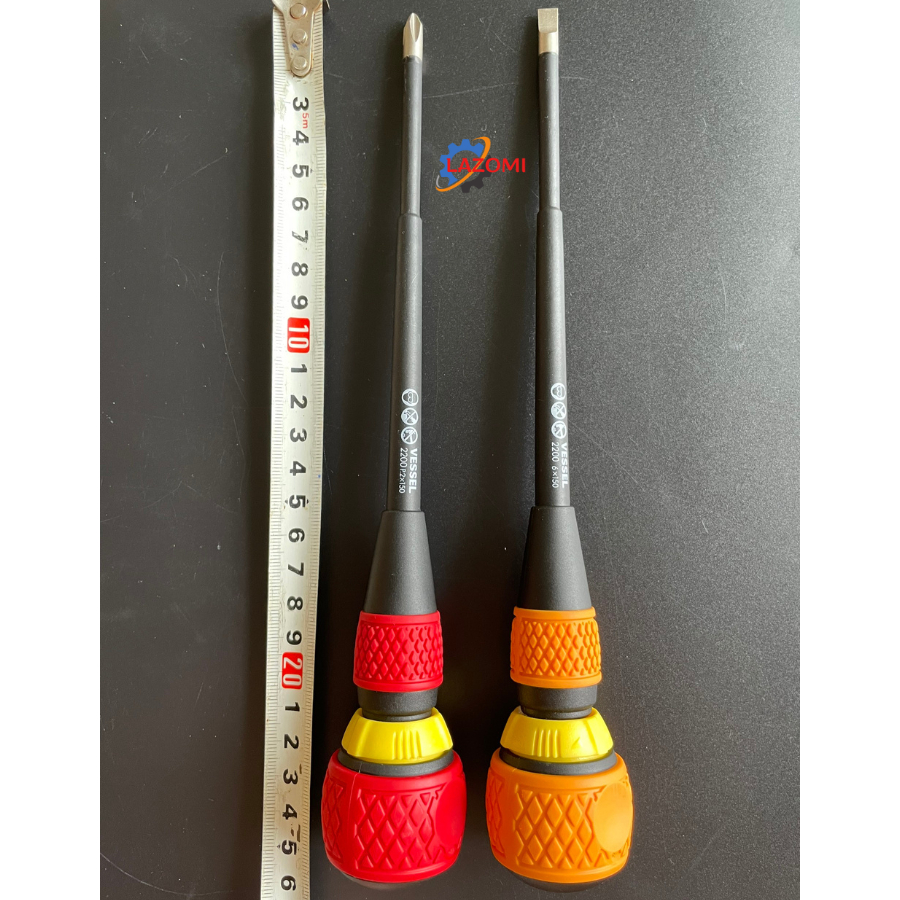 T&ocirc; v&iacute;t tự động đảo chiều Vessel 2 cạnh/ 4 cạnh Vessel No.2200+2x150/ No.2200-6x150 Made in Japan- LAZOMI tools Hot