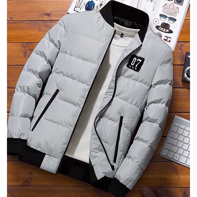 Áo Khoác Phao Nam BOMBER 07 Ph&ocirc;́i Vi&ecirc;̀n Túi &Acirc;́M ÁP Thu Đ&ocirc;ng Thời Trang Hot