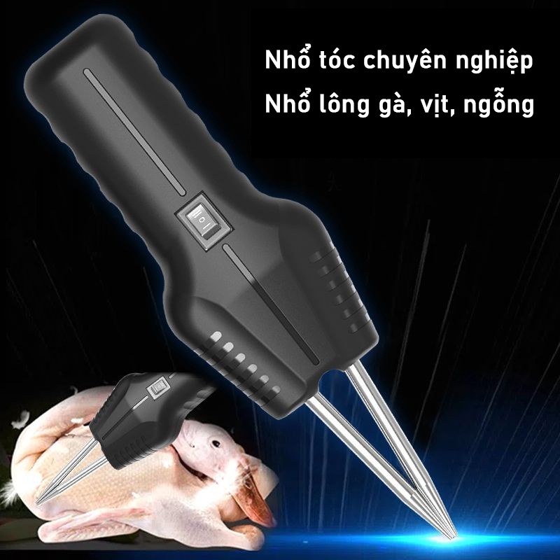 M&aacute;y nhổ l&ocirc;ng măng vịt cầm tay  chạy điện g&agrave; tay nhổ ngỗng ho&agrave;n to&agrave;n tự động Hot