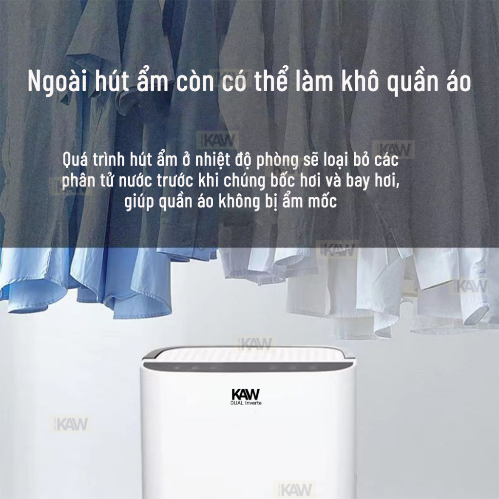 M&aacute;y H&uacute;t Ẩm Lọc Kh&ocirc;ng Kh&iacute; KAW K4L, C&ocirc;ng Suất Cao, H&uacute;t Ẩm Tủ Quần &Aacute;o, Văn Ph&ograve;ng, Nh&agrave; Cửa Hot