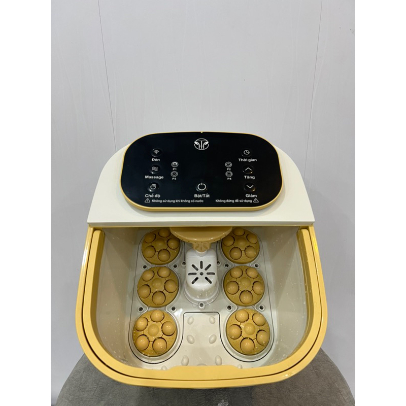 Bồn Ng&acirc;m Ch&acirc;n Massa Tự Động Cao Cấp C&oacute; Đ&egrave;n Hồng Ngoại V&ograve;i Phun Nước Full Chức Năng