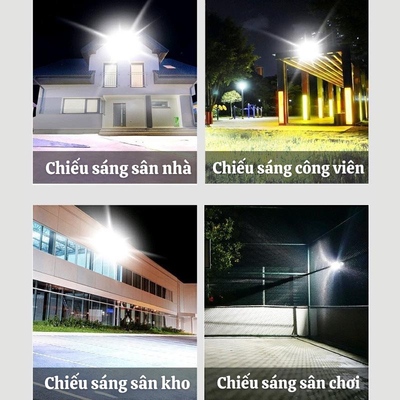 Đ&egrave;n Led Năng Lượng Mặt Trời 1200W Tiết Kiệm Điện Chống Nước Tốt  Si&ecirc;u Hot