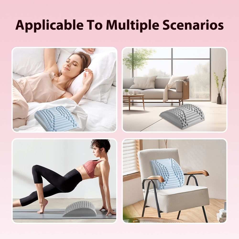 Hailicare Gối K&eacute;o Căng Lưng Giảm Đau Thắt Lưng Hỗ Trợ Đĩa herniated, Giảm Đau Ciatica, Chỉnh Sửa Cột Sống Cổ, Đau Cổ D&agrave;i Hot