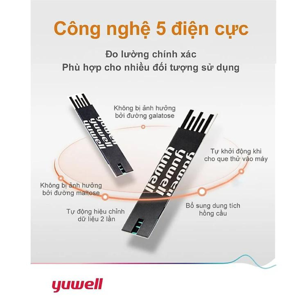 M&aacute;y Đo Đường Huyết Yuwell Accusure 710 H&agrave;ng Ch&iacute;nh H&atilde;ng Hot
