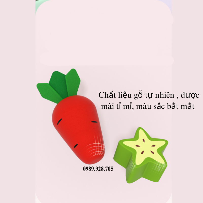 Đồ Chơi Thả H&igrave;nh Khối Bằng Gỗ Đồ Chơi Th&ocirc;ng Minh C&oacute; Xe K&eacute;o, Thả H&igrave;nh Nhổ C&agrave; Rốt Gi&aacute;o Cụ