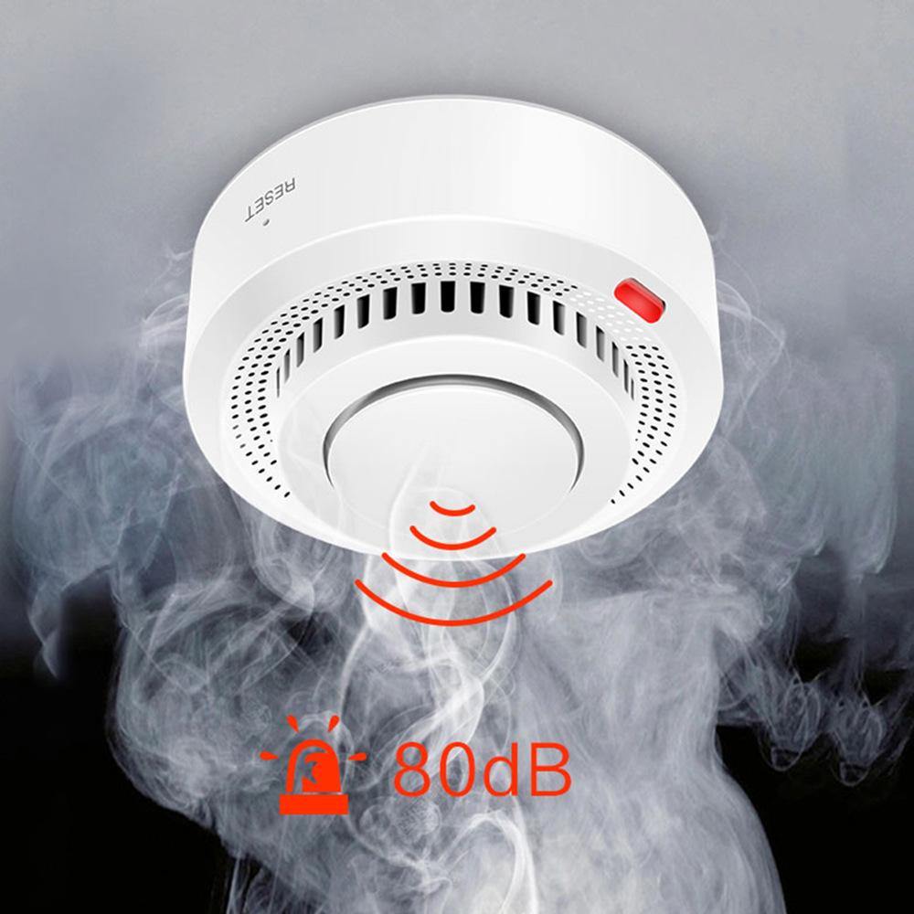 Tuya Đầu b&aacute;o kh&oacute;i th&ocirc;ng minh Zigbee B&aacute;o ch&aacute;y th&ocirc;ng minh &Acirc;m thanh lũy tiến Cảm biến kh&oacute;i quang điện Hot