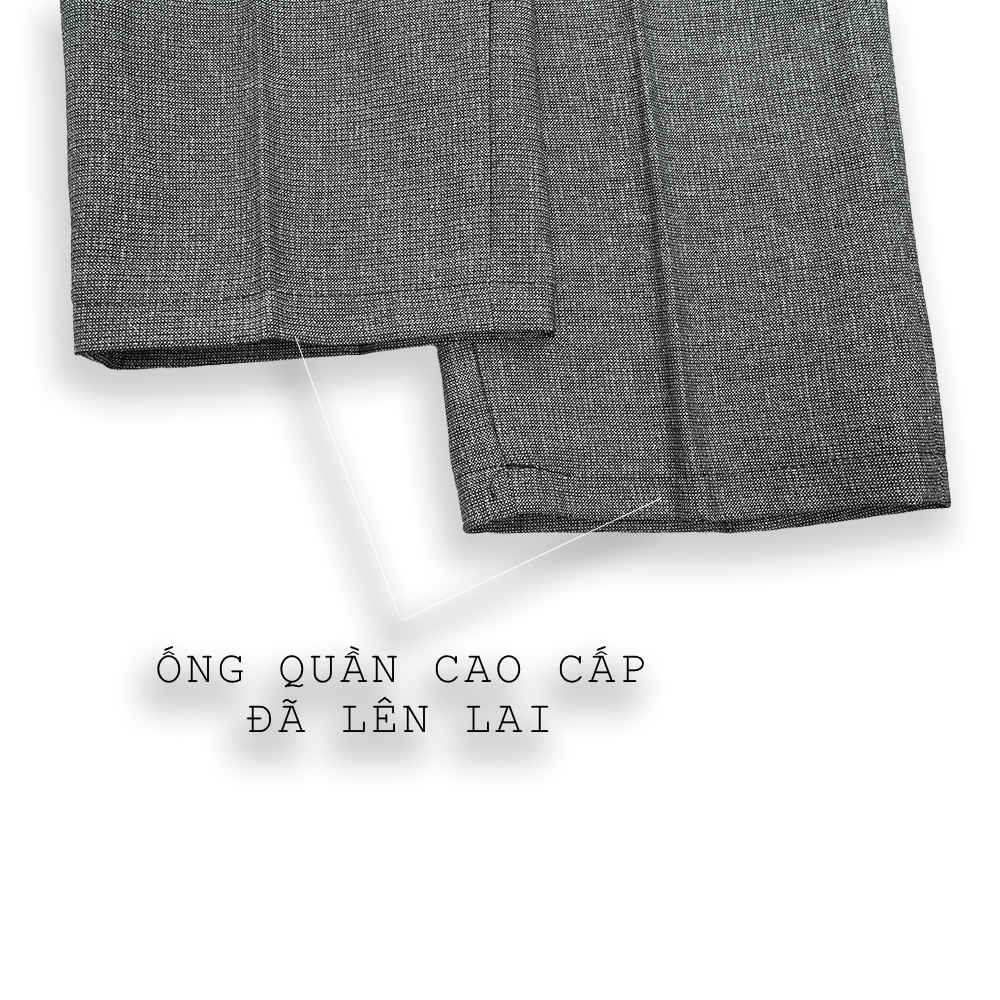 Quần t&acirc;y nam c&ocirc;ng sở ống đứng trung ni&ecirc;n vải kh&ocirc;ng phai đen đẹp  Hot