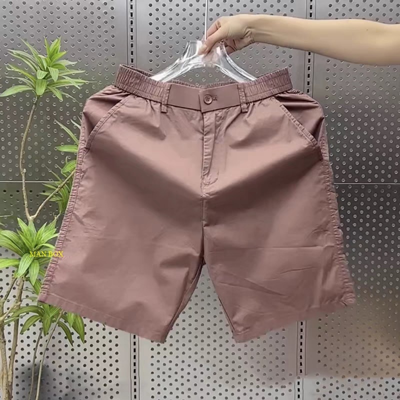 Quần short nam KAKI GI&Oacute; cạp chun pha c&uacute;c trẻ trung Hot