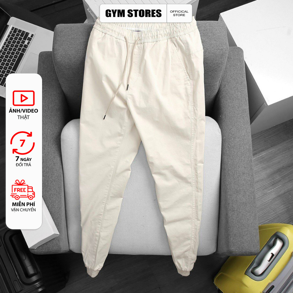 QUẦN JOGGER KAKI THỂ THAO CO GI&Atilde;N CAO CẤP GYM H&Agrave;NG XUẤT KHẨU VẢI XỊN Hot