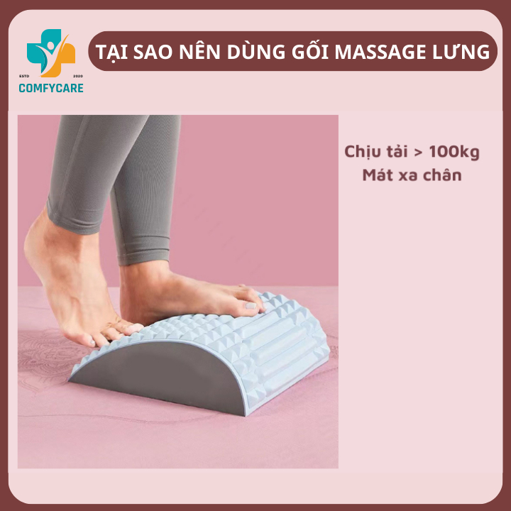 Gối Massage Lưng Cho Người Tho&aacute;t Vị Đĩa Đệm 