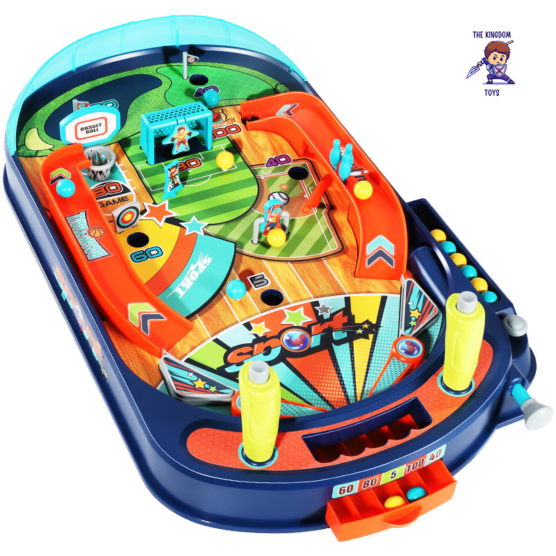 Đồ Chơi M&aacute;y Bắn B&oacute;ng Pinball Mini M&ocirc; H&igrave;nh S&acirc;n Chơi Thể Thao Đa Năng B&oacute;ng Đ&aacute; Hot