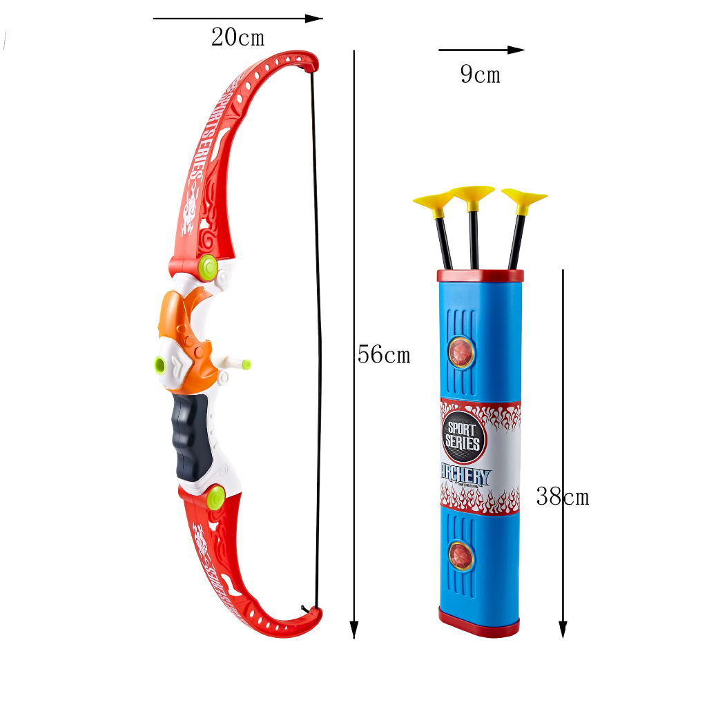 Đồ chơi b&eacute; trai bắn cung ANDY KIDS cung t&ecirc;n an to&agrave;n cung t&ecirc;n chắc khỏe, mũi t&ecirc;n bằng silicon h&uacute;t d&iacute;nh an to&agrave;n Cao Cấp