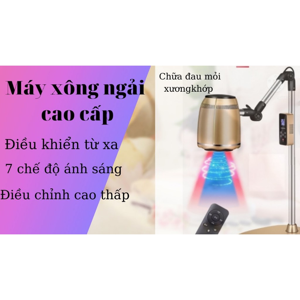 M&aacute;y X&ocirc;ng Ngải Cứu Hồng Ngoại 7 M&agrave;u Cao Cấp 