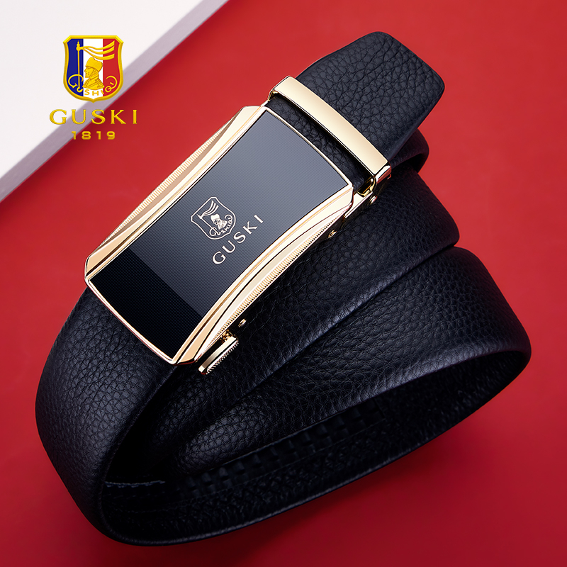 D&acirc;y Nịt Nam GUSKI Da B&ograve; Cao Cấp Si&ecirc;u Chất