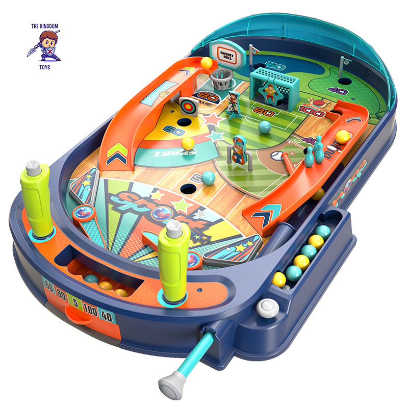 Đồ Chơi M&aacute;y Bắn B&oacute;ng Pinball Mini M&ocirc; H&igrave;nh S&acirc;n Chơi Thể Thao Đa Năng B&oacute;ng Đ&aacute; Hot