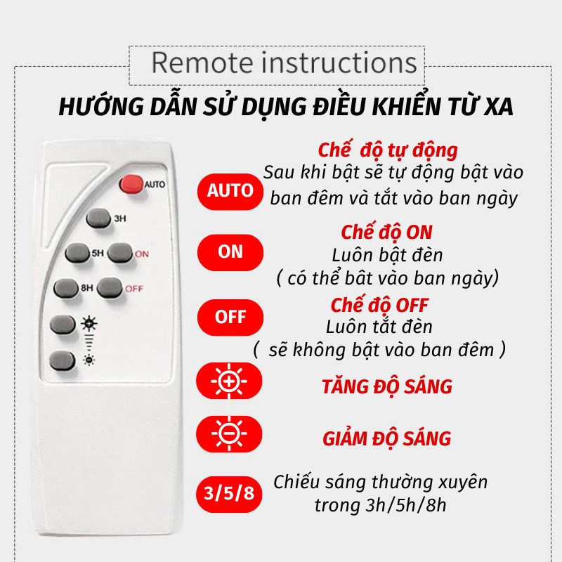 Đ&egrave;n Led Năng Lượng Mặt Trời 1200W Tiết Kiệm Điện Chống Nước Tốt  Si&ecirc;u Hot