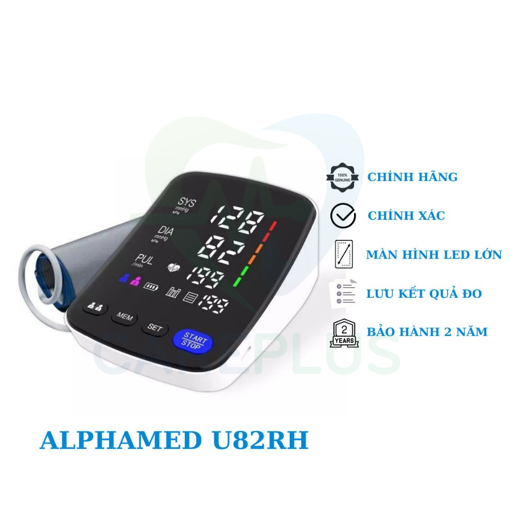 M&aacute;y Đo Huyết &Aacute;p Bắp Tay Tự Động ALPHAMED U82RH: Đo nhanh, chính xác và dễ sử dụng, sạc USB tiện lợi hot