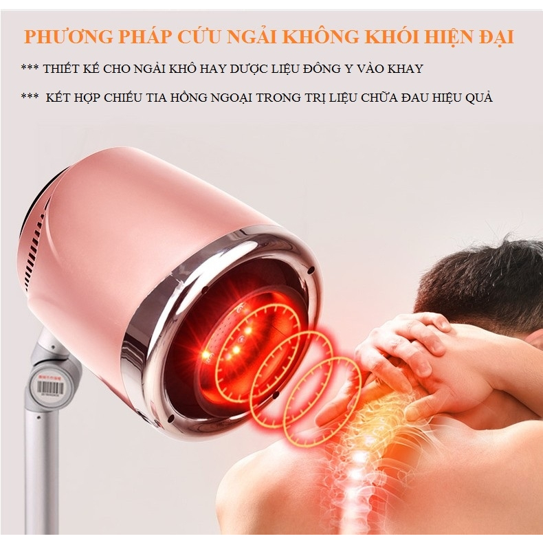 M&aacute;y X&ocirc;ng Ngải Cứu Hồng Ngoại 7 M&agrave;u Cao Cấp 