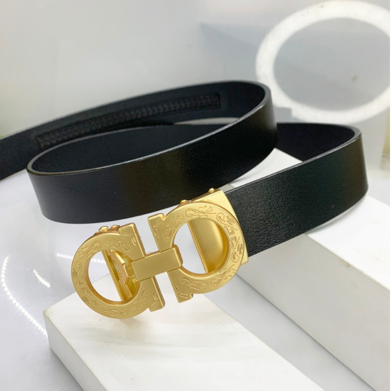 TThắt Lưng Nam Da B&ograve; Nguy&ecirc;n Tấm Bản 3.5cm Kh&oacute;a Gạt Tự Động H&agrave;ng Xịn Hot