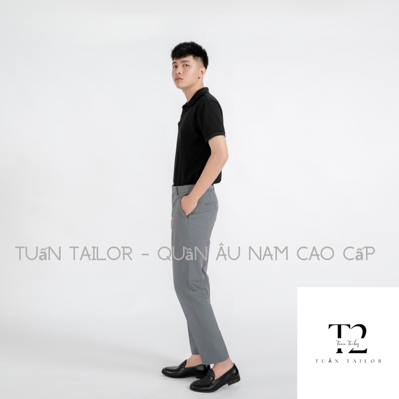 Quần &Acirc;u Nam , Quần T&acirc;y Nam Tăng Cạp Chun C&oacute; Thể Điều Chỉnh Từ 2-3cm Chất Đẹp