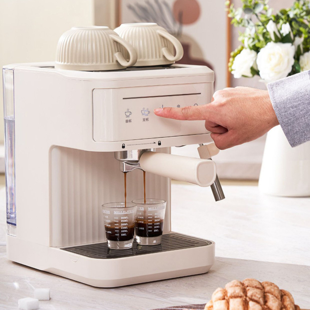 M&aacute;y pha c&agrave; ph&ecirc; chuẩn vị espresso pha tự động chế độ chọn 1 ly v&agrave; 2 ly d&agrave;nh cho gia đ&igrave;nh văn ph&ograve;ng Cao Cấp