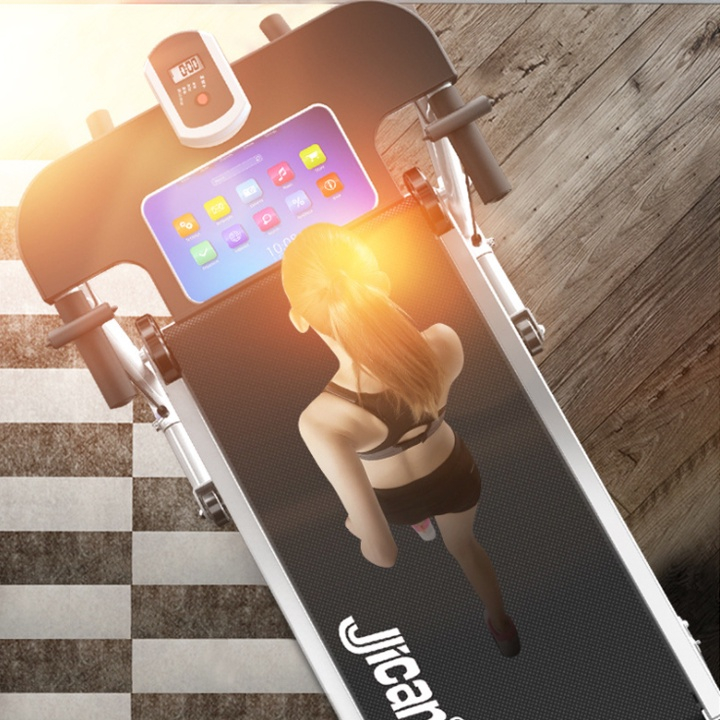 M&aacute;y chạy bộ tại nh&agrave; k&egrave;m b&agrave;n xoay h&ocirc;ng, m&aacute;y đi bộ mini đa chức năng Si&ecirc;u Hot