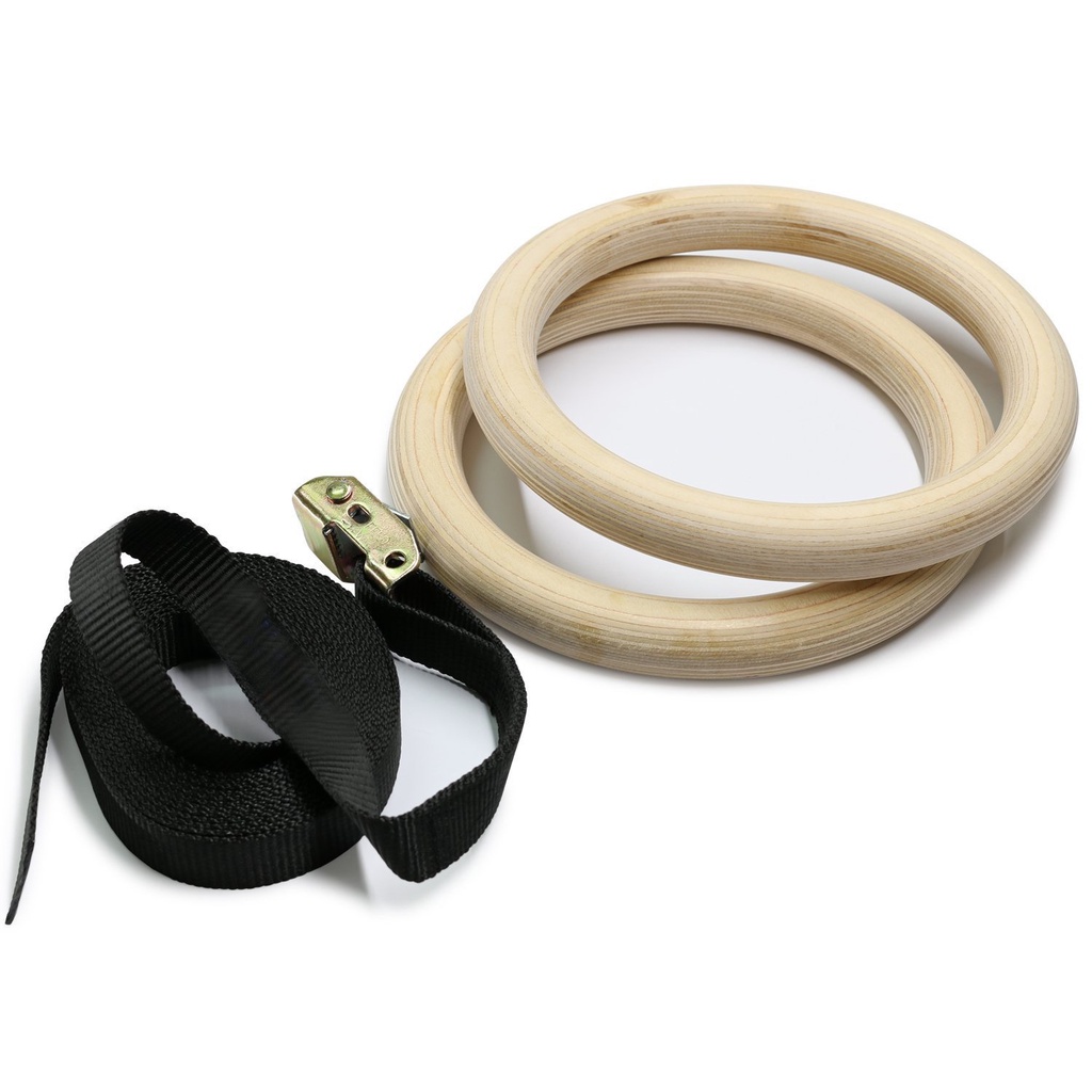 V&ograve;ng Treo Gymnastic Rings Hỗ Trợ Tập Dip Với X&agrave; Đơn, GYM Ring Ngo&agrave;i Trời Hot