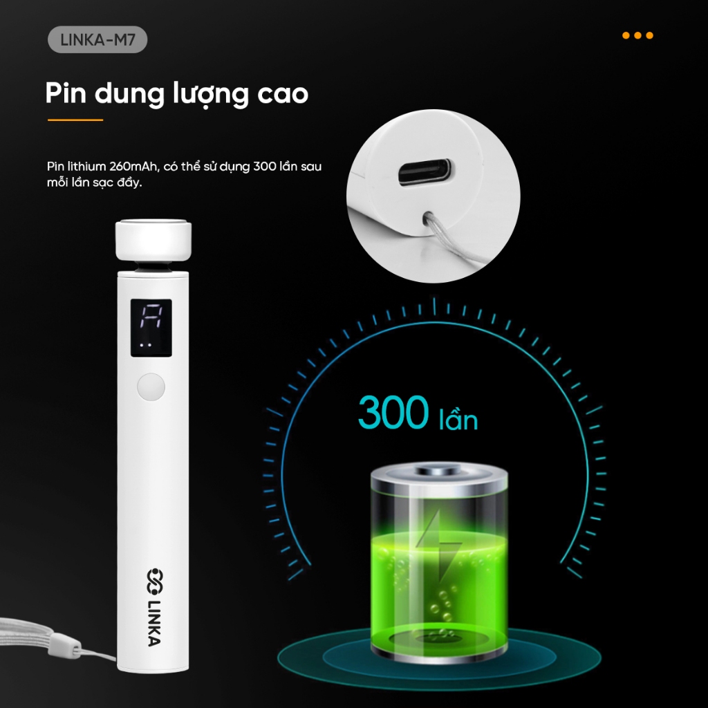 M&aacute;y L&agrave;m Dịu Ngứa Vết C&ocirc;n Tr&ugrave;ng Đốt LINKA M7 HOT