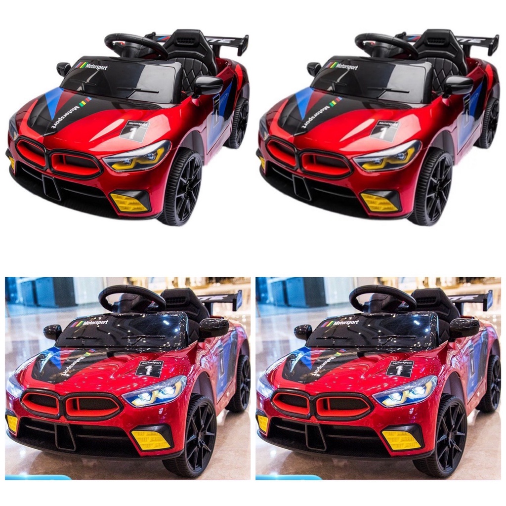 &Ocirc; t&ocirc; trẻ em tự l&aacute;i v&agrave; điều khiển từ xa kiểu d&aacute;ng sport WMT 808 Hot
