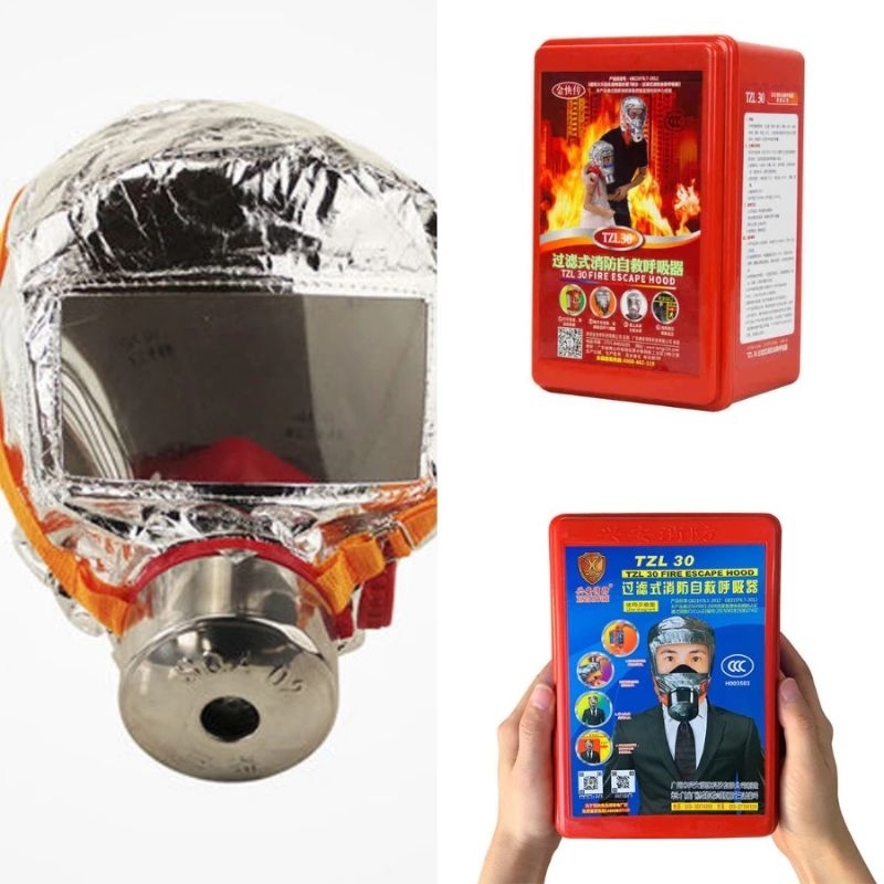 Mặt Nạ Ph&ograve;ng Kh&oacute;i Chống Ngạt TZL30 Hiệu Quả Cao Trong Pccc Khu Chung Cư Nh&agrave; Cao Tầng