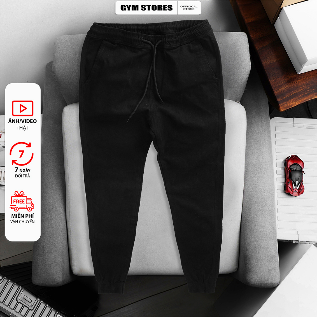 QUẦN JOGGER KAKI THỂ THAO CO GI&Atilde;N CAO CẤP GYM H&Agrave;NG XUẤT KHẨU VẢI XỊN Hot
