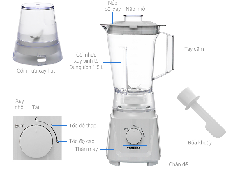 M&aacute;y xay sinh tố Toshiba MX-60T(H) Hot