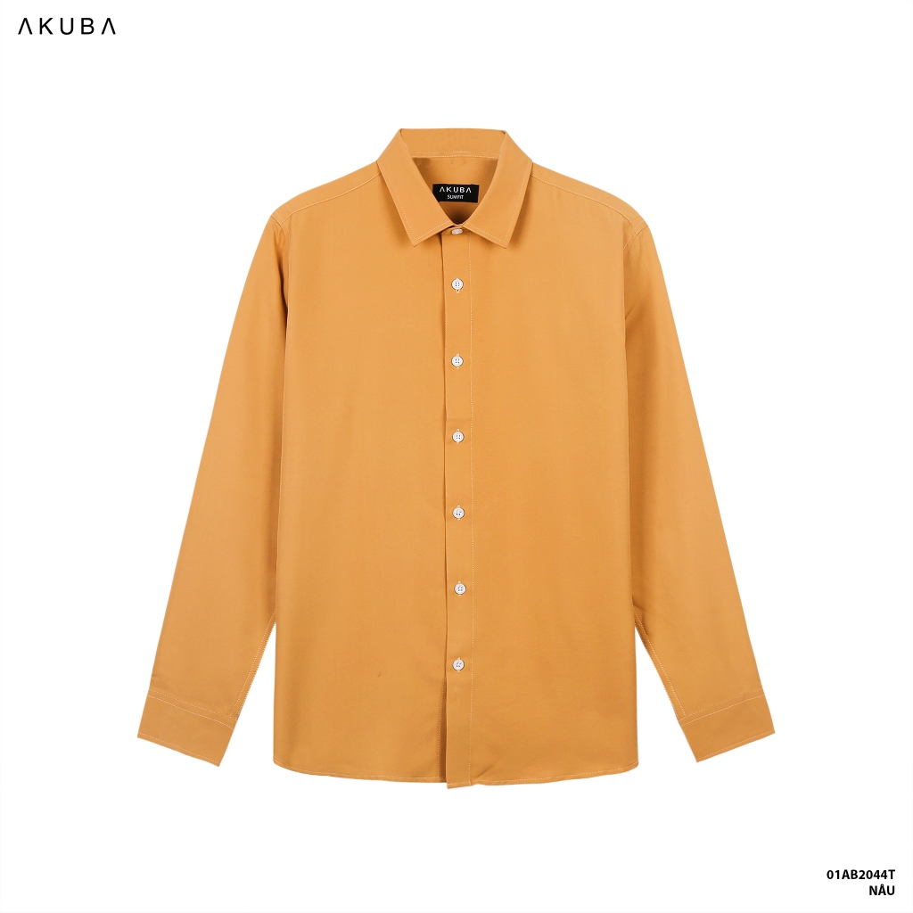 &Aacute;o sơ mi trắng nam tay d&agrave;i đi học, đi l&agrave;m, vải lụa kh&ocirc;ng nhăn, thấm h&uacute;t mồ h&ocirc;i tốt 