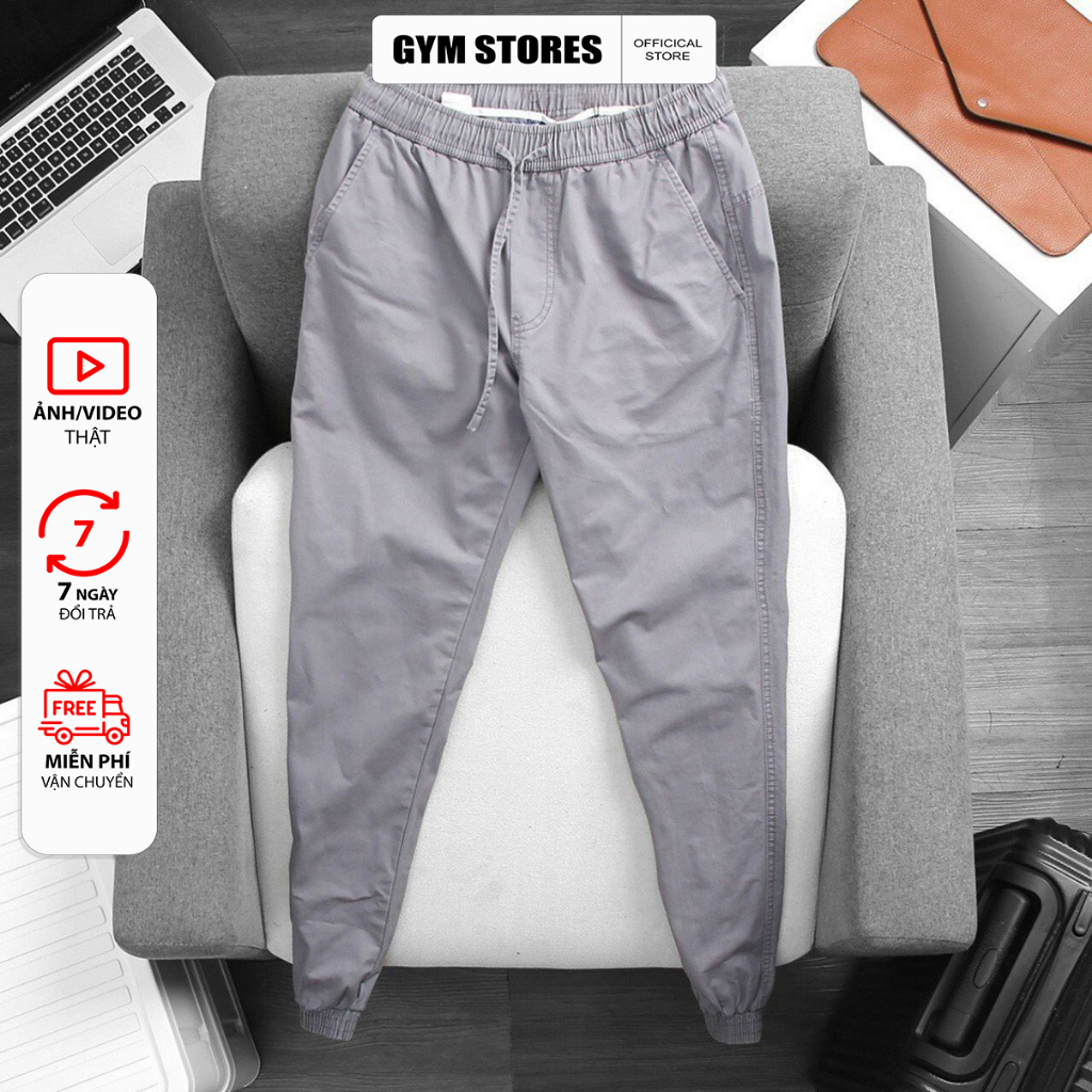 QUẦN JOGGER KAKI THỂ THAO CO GI&Atilde;N CAO CẤP GYM H&Agrave;NG XUẤT KHẨU VẢI XỊN Hot