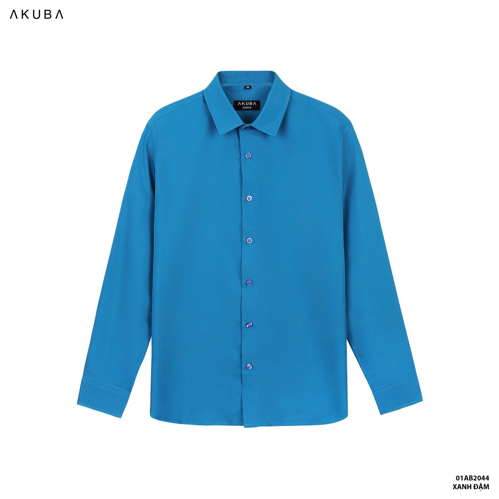 Áo sơ mi trắng nam tay dài đi học, đi làm, vải lụa không nhăn, thấm hút mồ hôi tốt