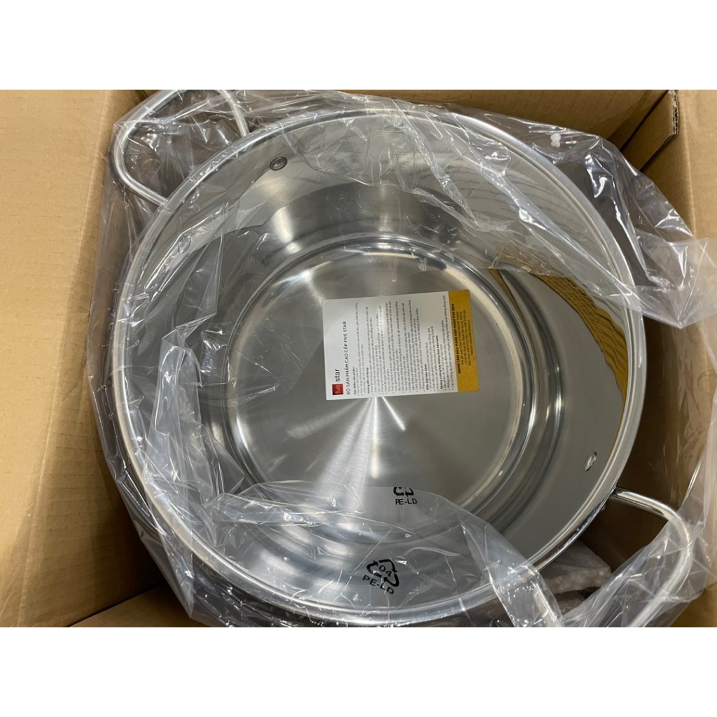 ửng hấp inox Fivestar. Inox 430 chắc chắn. Bảo h&agrave;nh ch&iacute;nh h&atilde;ng 5 năm Cao Cấp