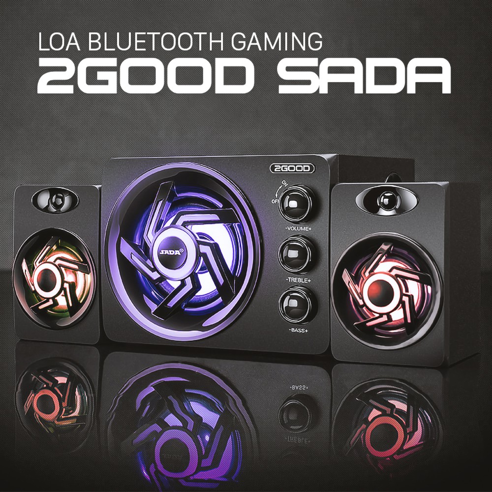 Loa Vi Tính Bluetooth Gaming 2GOOD-SADA Bass siêu trầm