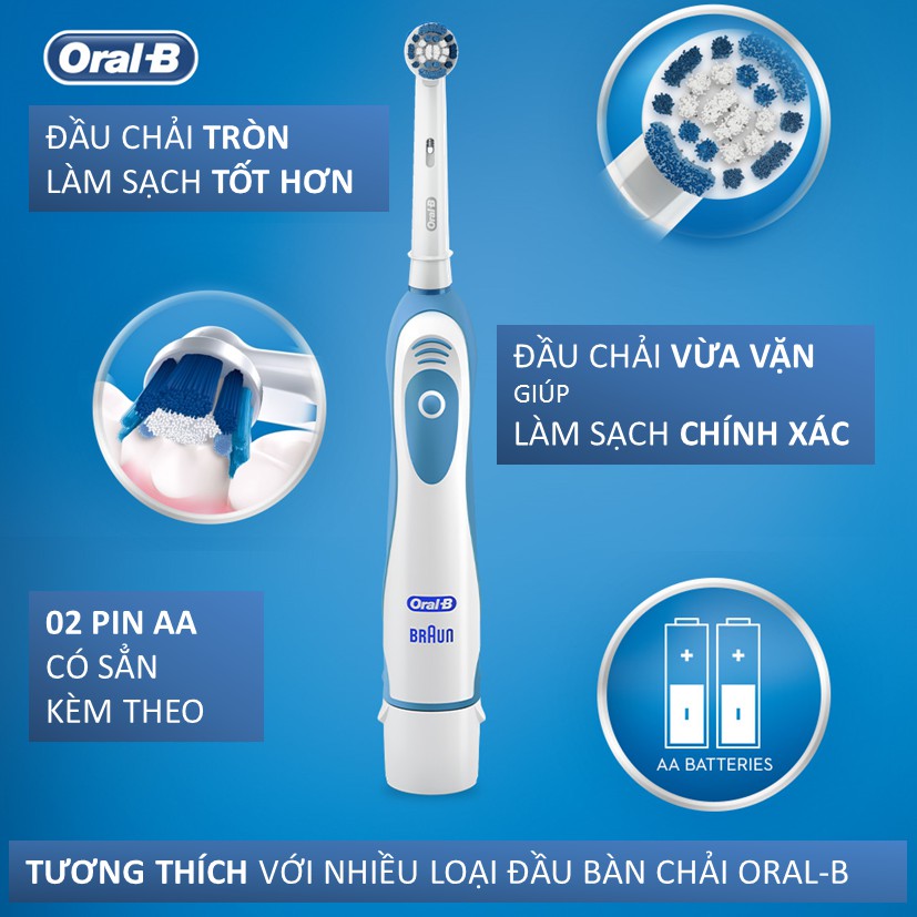 Bàn Chải Đánh Răng Pin Oral-B Clinical Chính Hãng