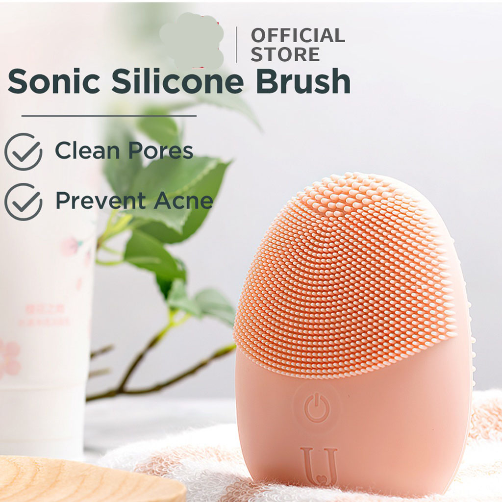 Máy rửa mặt Silicone Miniso cao cấp, chính hãng, làm sạch sâu giúp da trắng sáng mịn màng