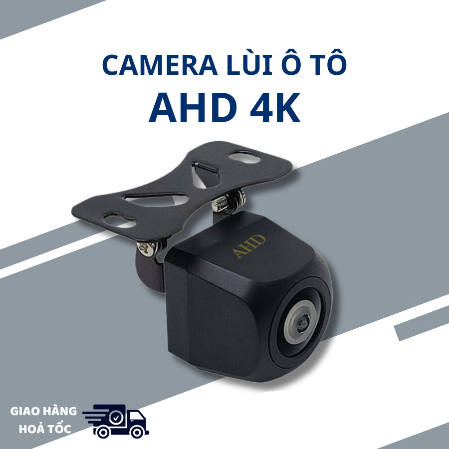 Camera lùi AHD độ phân giải 4K tích hợp màn hình android kết nối dễ dàng phù hợp với mọi loại ô tô